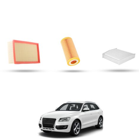 Kit Tagliando 3 filtri compatibile con Audi Q5 (8RB) 2.0 tfsi 169kw dal 2015 (1/4)