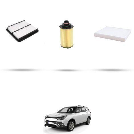 Kit tagliando 3 filtri compatibile con Ssangyong XLV 1.6 D 85kw dal 2016 (1/4)