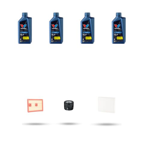 Kit tagliando 3 FILTRI e 4L OLIO compatibile con Skoda Rapid (NH3,NH1) 1.4 TSI 92kw dal 2015 (1/5)