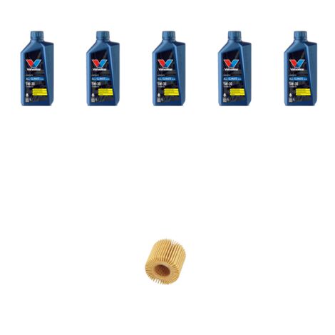 Kit filtro olio e 5L compatibile con Toyota Rav IV 2.5 VVT-i 132kw Dal 2012 al 2018 (1/3)