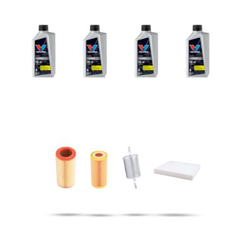 Kit tagliando 4 FILTRI e 4L OLIO compatibile con Renault Clio II 1.2 43kw Dal 1998 (1/5)