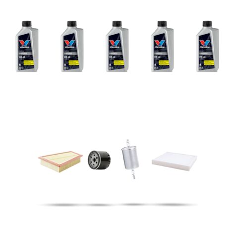 Kit tagliando 4 FILTRI e 5L OLIO compatibile con Renault Clio II 1.6 16V 79kw Dal 1998 (1/5)