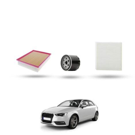 Kit Tagliando 3 filtri compatibile con Audi A3 (8V1,8VK) 1.5 30 g-tron 8v 96kw 2018 (1/4)