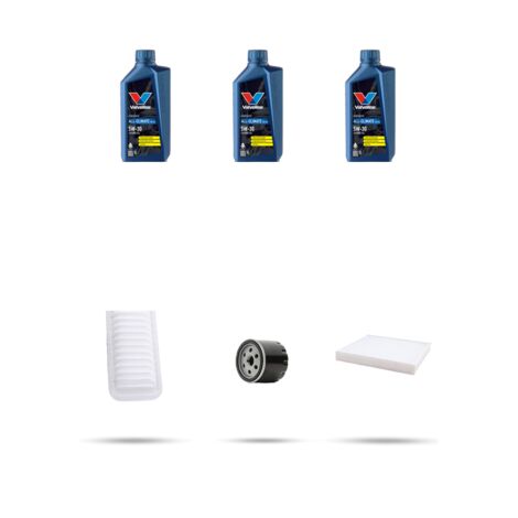 Kit tagliando 3 FILTRI e 3L OLIO compatibile con Suzuki Splash 1.0 48kw dal 2008 (1/5)