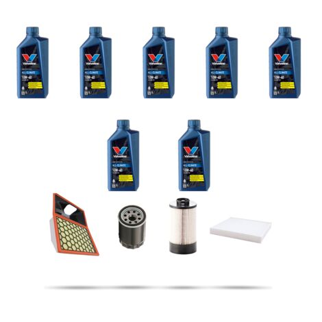 Kit tagliando 4 FILTRI e 7L OLIO compatibile con Iveco Daily VI 40C 15 3.0 HPI 107KW dal 2014 (1/5)