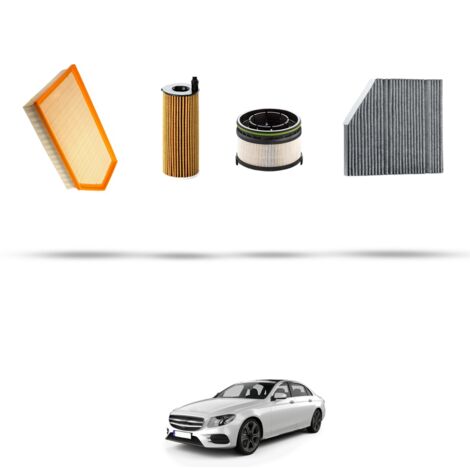 Kit tagliando 4 filtri compatibile con Mercedes Classe E (W213,S213,A213) E300 D eq 195kw Dal 2021 (1/5)