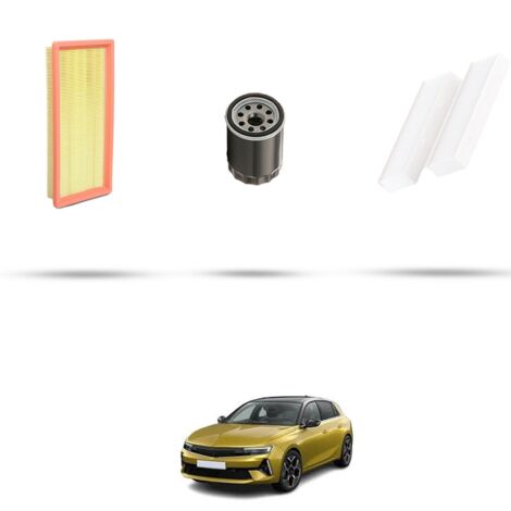 Kit tagliando 3 filtri compatibile con Opel Astra L 1.2 81kw Dal 2021 (1/4)