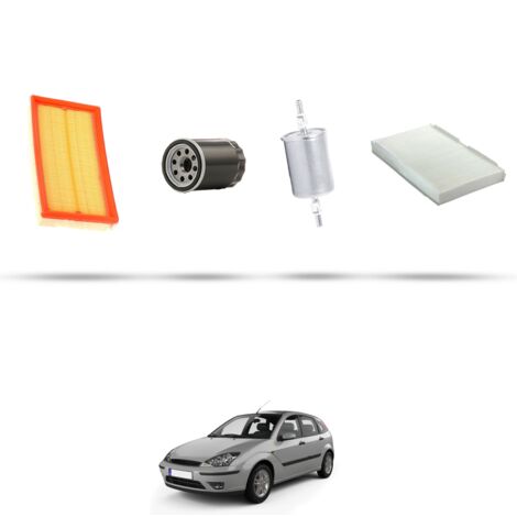 Kit tagliando 4 filtri compatibile con Ford Focus 2.0i 16v 96kw dal 1998 al 2004 (1/5)