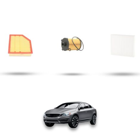 Kit tagliando 3 filtri compatibile con Volvo S60 II V60 Cross Country 2.0 T5 Polestar 186Kw dal 2015 al 2018 (1/4)