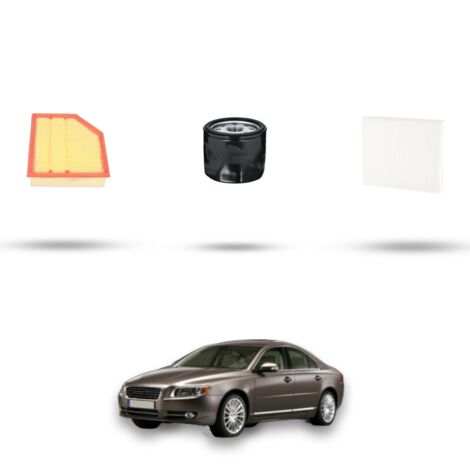 Kit tagliando 3 filtri compatibile con Volvo S80 II 1.6 T4 132kw Dal 2010 al 2014 (1/4)