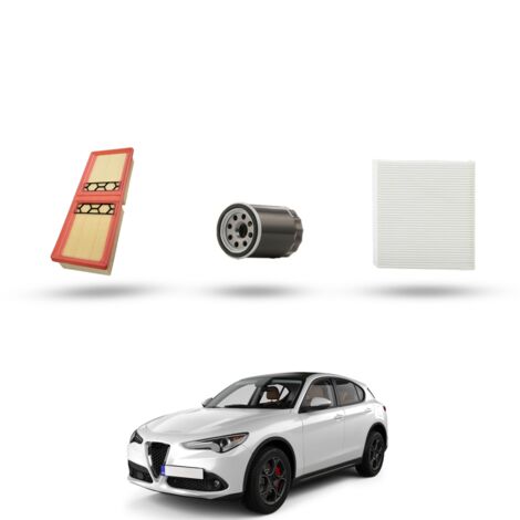 Kit Tagliando 3 filtri compatibile con Alfa Romeo Stelvio(949) 2.0 Turbo 206kw 2016 (1/4)