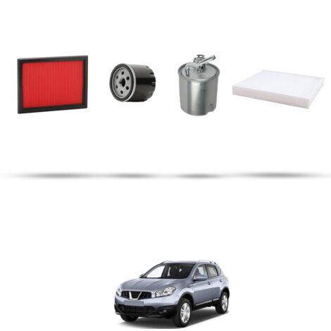 Kit tagliando 4 filtri compatibile con Nissan Qashqai (J10E,JJ10E) 1.5 Dci DpF 76kw Dal 2007 (1/5)