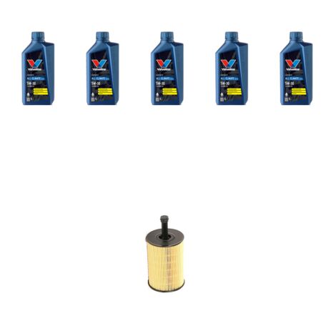 Kit filtro olio e 5L compatibile con Mitsubishi Outlander II 2.0 Di-D (CWW) 103kw dal 2007 (1/3)