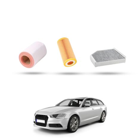 Kit Tagliando 3 filtri compatibile con Audi A6 (C7) 2.0 tfsi 185kw dal 2014 (1/4)