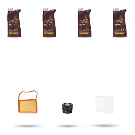Kit tagliando 3 FILTRI e 4L OLIO compatibile con Seat MII 1.0 44kw dal 2011 (1/4)