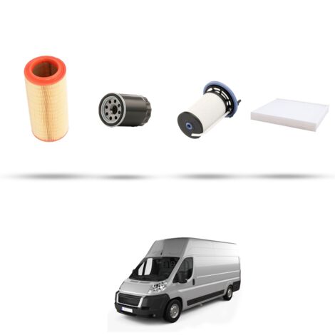Kit tagliando 4 filtri compatibile con Citroen Jumper III 2.0 BlueHdi 96kw dal 2015 (1/5)