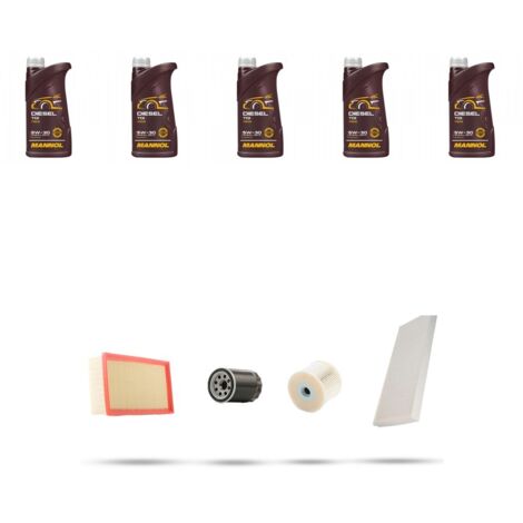 Kit tagliando 4 FILTRI e 5L OLIO compatibile con Citroen C8 2.2 HDi 94kw dal 2002 (1/5)