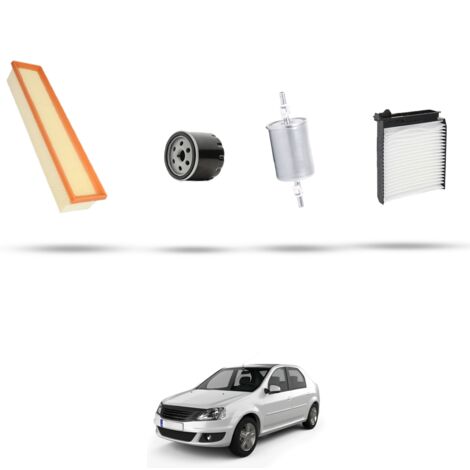 Kit tagliando 4 filtri compatibile con Dacia Logan 1.0 hi-flex 56kw dal 2011 (1/5)