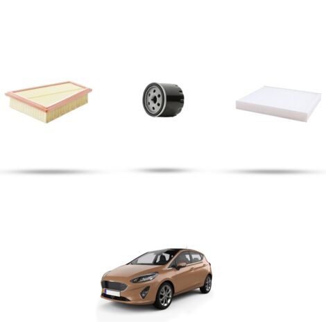 Kit tagliando 3 filtri compatibile con Ford Fiesta VII 1.5 ST 147kw dal 2018 (1/4)
