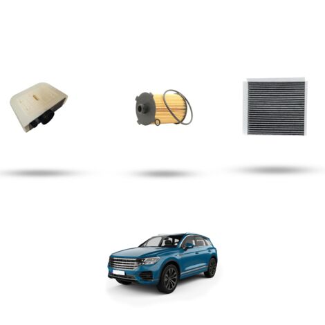 Kit tagliando 3 filtri compatibile con Vw Touareg III 3.0 eHybrid (CR) 280Kw dal 2020 (1/4)