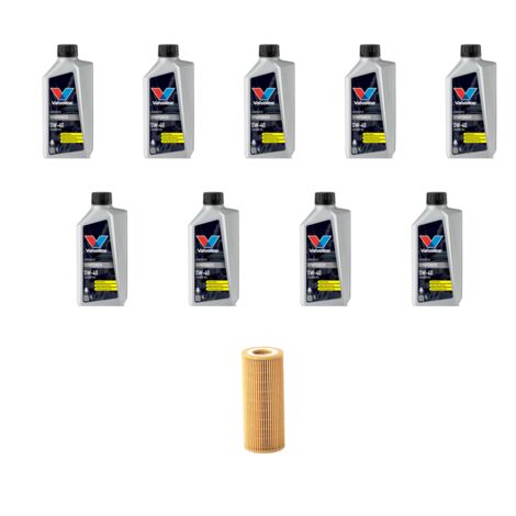 Kit filtro olio e 9L compatibile con Bmw serie 5 (E60/E61) 530d 160kw dal 2003 al 2005 (1/3)