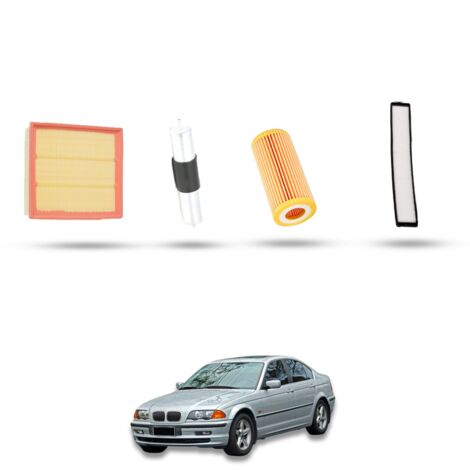 Kit Tagliando 4 filtri compatibile con BMW Serie 3 (E46) 316i 77kw dal 1999 (1/5)