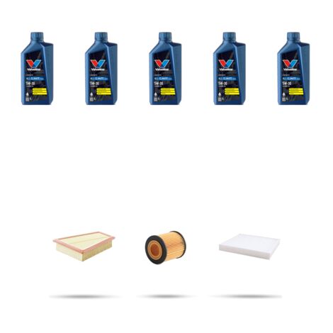 Kit tagliando 3 FILTRI e 5L OLIO compatibile con Ford S-Max 2.3 16v 118kw dal 2007 (1/5)