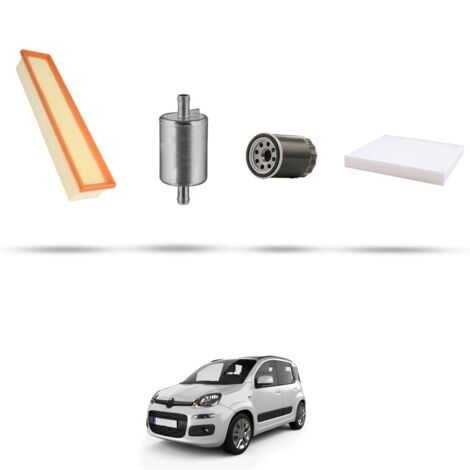 Kit tagliando 4 filtri compatibile con Fiat Panda III 1.2 LPG 51kw dal 2012 (1/5)