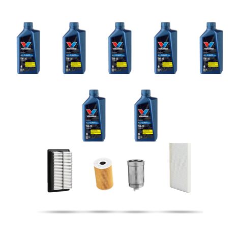 Kit tagliando 4 FILTRI e 7L OLIO compatibile con Hyundai Santa FE II 2.0 CRDi 135kw dal 2006 (1/5)