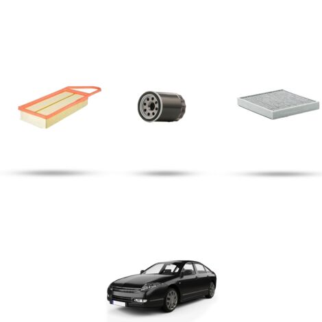 Kit tagliando 3 filtri compatibile con Citroen C6 3.0 v6 155kw dal 2005 (1/4)