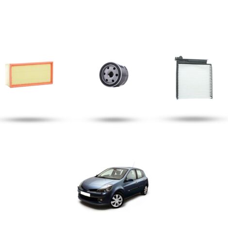 Kit tagliando 3 filtri compatibile con Renault Clio III 1.4 72kw Dal 2005 (1/4)