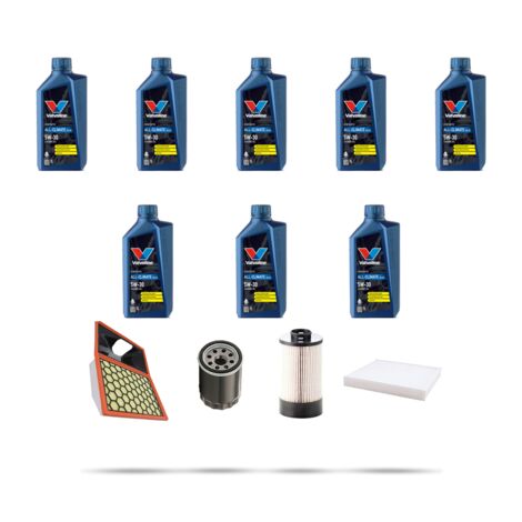 Kit tagliando 4 FILTRI e 8L OLIO compatibile con Iveco Daily IV 70C 15 3.0 HPI 107kw dal 2009 (1/5)