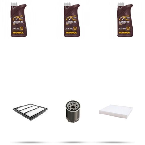 Kit tagliando 3 FILTRI e 3L OLIO compatibile con Kia Picanto III (JA) 1.0 51kw dal 2017 (1/4)