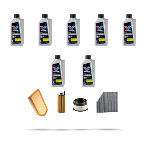 Kit tagliando 4 FILTRI e 7L OLIO compatibile con Mercedes Classe E (W213,S213,A213) E200 D 110kw Dal 2016 (1/5)