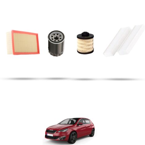 Kit tagliando 4 filtri compatibile con Peugeot 308 II 2.0 GT BlueHDi 133kw dal 2014 (1/5)