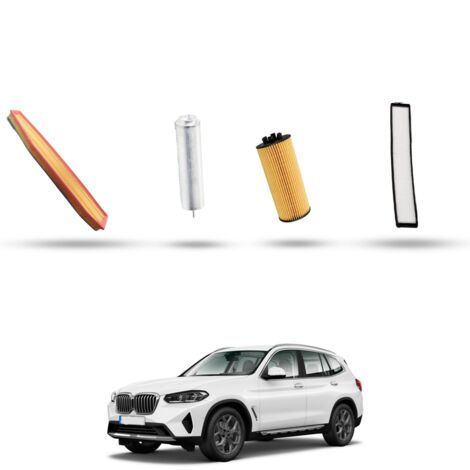 Kit tagliando 4 filtri compatibile con Bmw x3 (E83) 1.8d 105kw dal 2008 al 2010 (1/5)