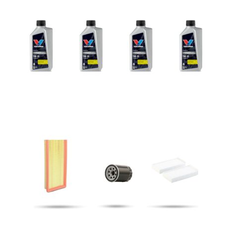 Kit tagliando 3 FILTRI e 4L OLIO compatibile con Citroen C4 Picasso II 1.2 PureTech 81kw dal 2016 (1/5)