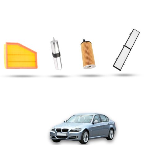 Kit Tagliando 4 filtri compatibile con BMW Serie 3 (E90,E91,E92,E93) 318d 105kw dal 2007