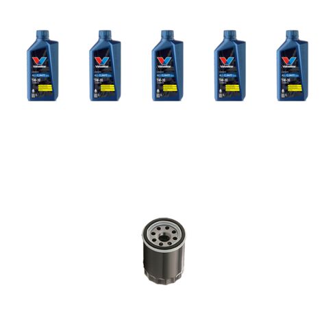 Kit filtro olio e 5L compatibile con Mazda 6 (GG,GY) 2.0 108kw dal 2005 al 2007 (1/3)