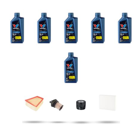 Kit tagliando 4 FILTRI e 6L OLIO compatibile con Renault Scenic IV / Grand Scenic 1.5 Dci 81kw Dal 2016 (1/5)