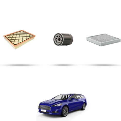 Kit tagliando 3 filtri compatibile con Ford Mondeo V 2.0 ecoBoost 176kw dal 2014 (1/4)