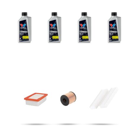 Kit tagliando 3 FILTRI e 4L OLIO compatibile con Peugeot 308 II 1.6 GT PureTech 193kw dal 2018 (1/5)
