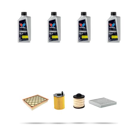 Kit tagliando 4 FILTRI e 4L OLIO compatibile con Ford Mondeo V 1.5 Tdci 88kw dal 2015 (1/5)