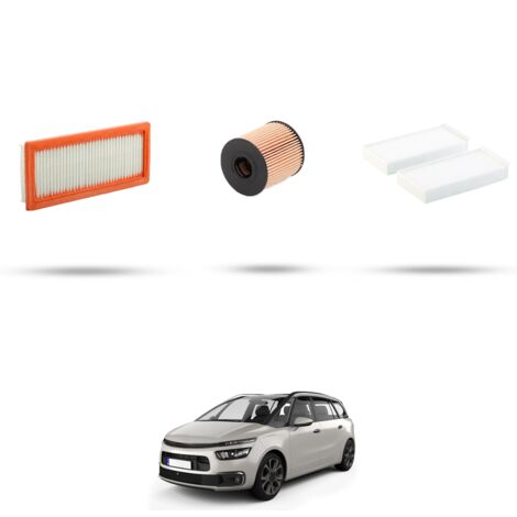 Kit tagliando 3 filtri compatibile con Citroen C4 Space Tourer 1.6 THP 110kw dal 2018 (1/4)