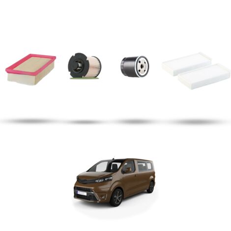 Kit tagliando 4 filtri compatibile con Toyota Proace II 2.0 D 150 110kw Dal 2016 (1/5)
