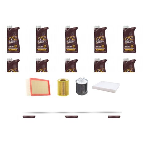 Kit tagliando 4 FILTRI e 13L OLIO compatibile con Mercedes Sprinter II (906) 418 CDI 135kw Dal 2006 al 2009 (1/5)