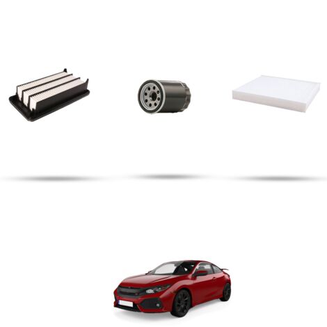 Kit tagliando 3 filtri compatibile con Honda Civic X 1.5 134kw dal 2017 (1/4)
