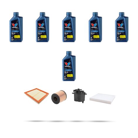 Kit tagliando 4 FILTRI e 6L OLIO compatibile con Land Rover Evoque (L538) 2.2 Sd4 140kw dal 2011 (1/5)
