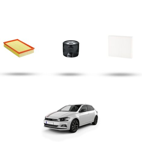 Kit tagliando 3 filtri compatibile con Vw Polo VI (AW) 1.5 TSI 110kw Dal 2018 (1/4)