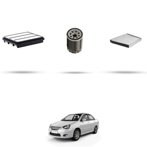 Kit tagliando 3 filtri compatibile con Suzuki Liana 1.3 16V 66w dal 2001 (1/4)
